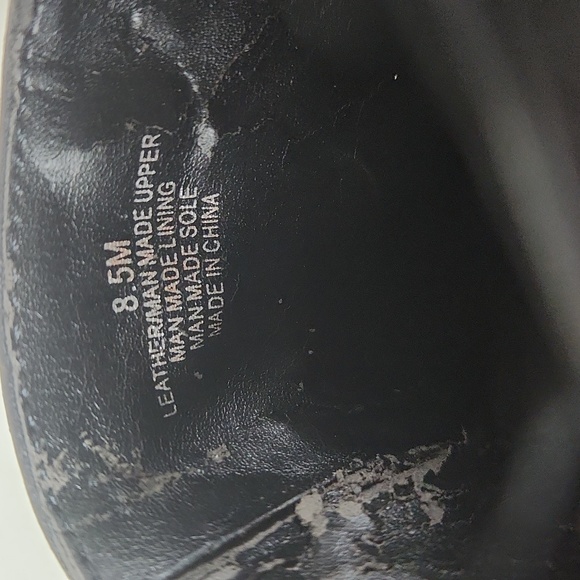 NWOT, Reba, Women's Black Leopard, clear stones, 4" heels, Sz 8.5 - Picture 12 of 12